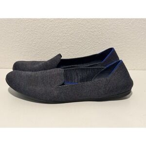 Rothys Womens Almond Loafer Shoe Size 11 Gray Dress Business Casual Ballet Flat